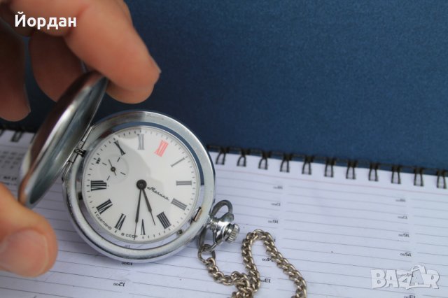 СССР джобен часвоник ''Молния'', снимка 8 - Антикварни и старинни предмети - 40405127