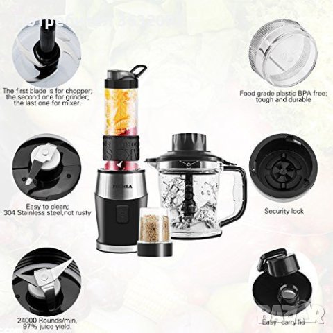 Кухненски робот Fochea 3 в 1 - 700W, снимка 2 - Кухненски роботи - 43475495
