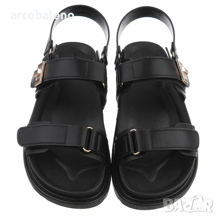 Дамски сандали на танкетка, 3цвята , снимка 13 - Сандали - 50579334