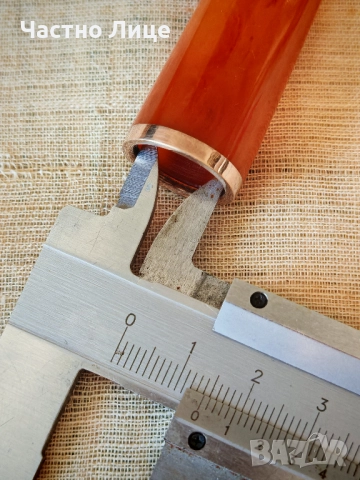 Оригинален Старинен Рядък Кехлибарен Мундщук за Пури 1900те г., снимка 4 - Антикварни и старинни предмети - 51797079