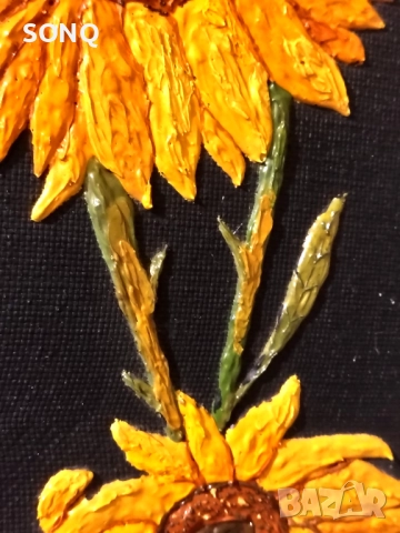 Красива Картина Слънчогледи, снимка 7 - Картини - 52150857