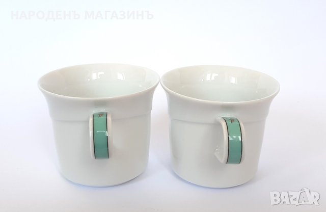 ROSENTHAL - немски порцелан сервиз чаши два двойни сета за кафе чаши сервиз , снимка 6 - Други ценни предмети - 44132486