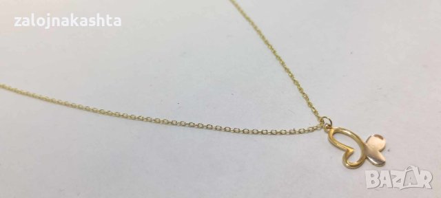 Ново Златно колие-1,67гр/14кр, снимка 5 - Колиета, медальони, синджири - 43447950