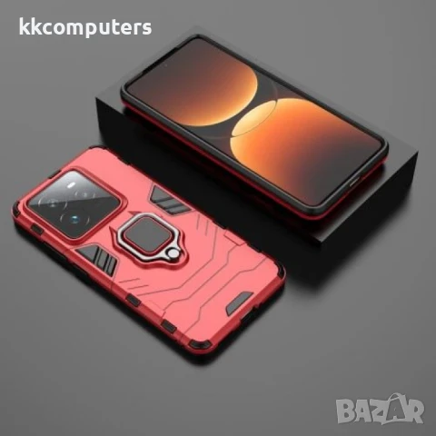 Realme GT 7 Pro 5G Удароустойчив Finger Ring Калъф и Протектор