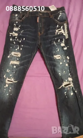 Мъжки къси и дълги дънки Дискуаред Dsquarеd, снимка 9 - Панталони - 49680931