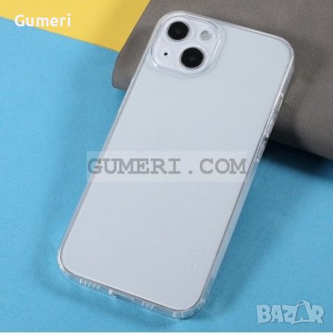 Apple iPhone 13 - Силиконов Гръб със Защита на Камерата - Прозрачен, снимка 3 - Калъфи, кейсове - 36849260