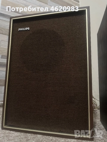  Ретро Тонколони Philips колони 6.5 инча Филипс , снимка 4 - Тонколони - 52618774