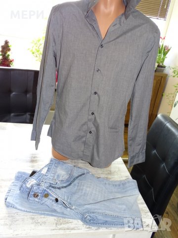 ПРОМО 2бр. Маркови дрехи дънки Dolce & Gabbana + риза, снимка 14 - Ризи - 22061198