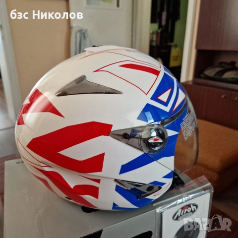 Мото каска Airoh JT Convert Blue Gloss XXL 63 см., снимка 4 - Аксесоари и консумативи - 52670223