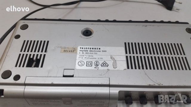 Радио Telefunken digitale electronic 500, снимка 8 - Радиокасетофони, транзистори - 26244225
