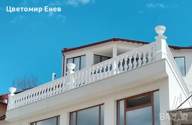 Саксия от бетон, снимка 6 - Саксии и кашпи - 39981949