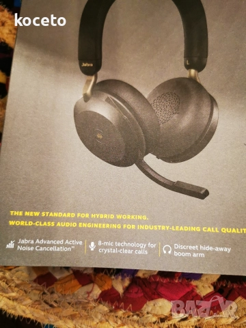 JABRA EVOLVE 2 75, снимка 2 - Слушалки и портативни колонки - 52573541