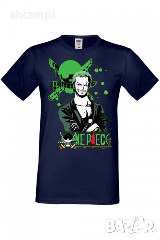 Мъжка тениска One Piece Roronoa Zoro 03,Анимация,игра,Празник,Повод,, снимка 6 - Тениски - 38122293