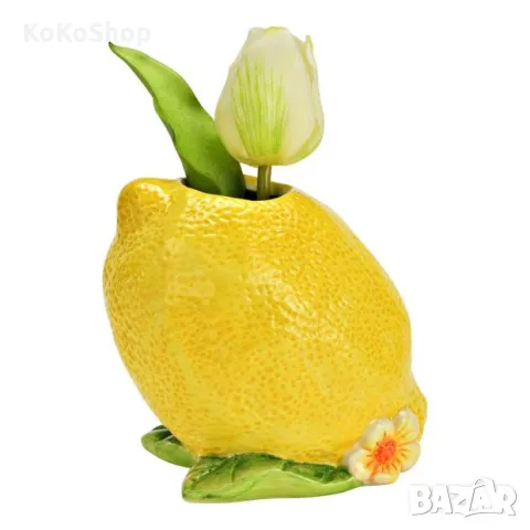 Ваза Лимон 12х10х12 см. свеж акцент за всеки интериор