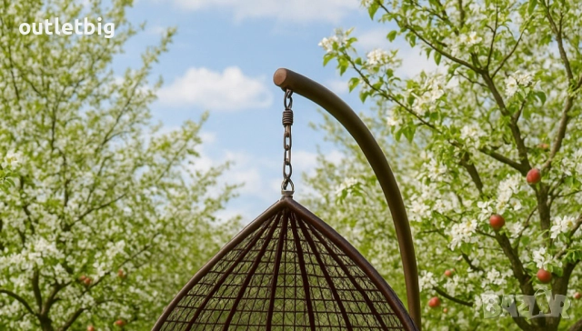 Градинска висяща люлка тип гнездо,яйце–Промоция!, снимка 3 - Градински мебели, декорация  - 52305379