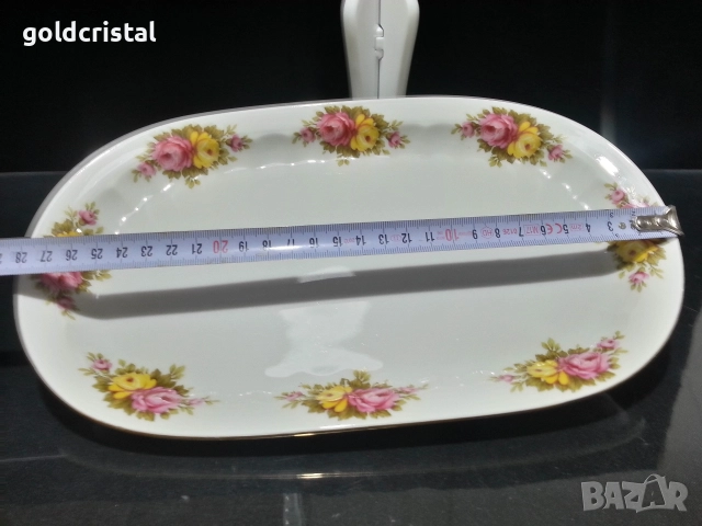 Стар немски порцелан плато , снимка 2 - Антикварни и старинни предмети - 52905589