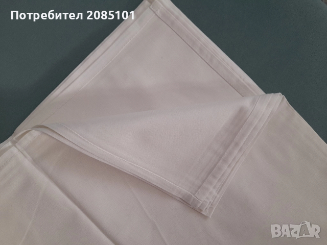 Бели памучни чаршафи, снимка 3 - Спално бельо - 52157581