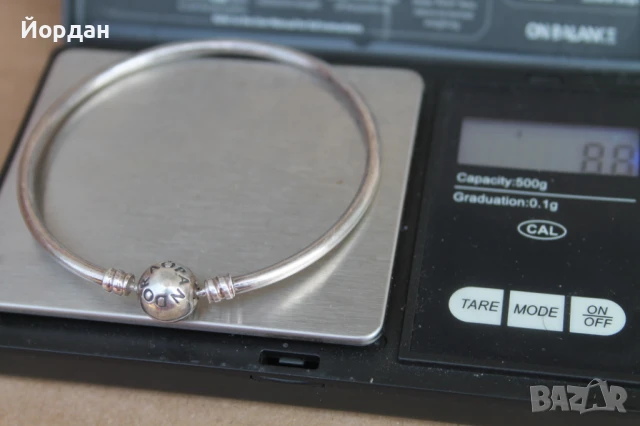 Сребърна гривна ''Pandora'', снимка 9 - Гривни - 50619485