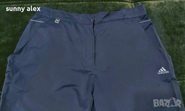 Adidas 3/4 долнище UK 12, F 40, D 38 синьо-сиво, снимка 2 - Спортни екипи - 38459628