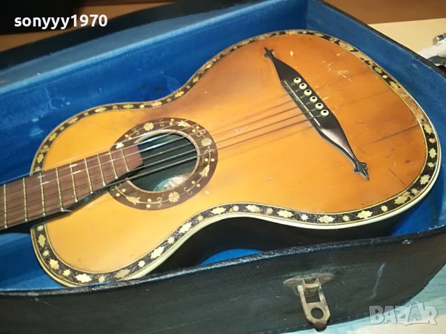 SOLD-ПОРЪЧАНА!!!DOUGLAS & CO LONDON GUITAR ANTIQUE-ВНОС АНГЛИЯ 1911221653, снимка 2 - Китари - 38726242