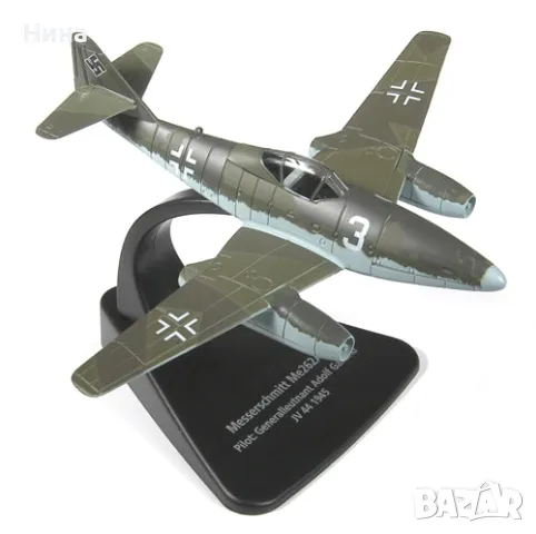 Oxford Diecast Messerschmitt ME 262, Мащаб 1:72, умален модел на самолет АС007, снимка 2 - Колекции - 47355450