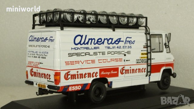 Mercedes-Benz 508D Team Almeras Eminence 1980 - мащаб 1:43 на Hachette моделът е нов в блистер, снимка 5 - Колекции - 43214076