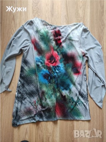 Страхотна дамска блуза Л размер, снимка 11 - Блузи с дълъг ръкав и пуловери - 36854744