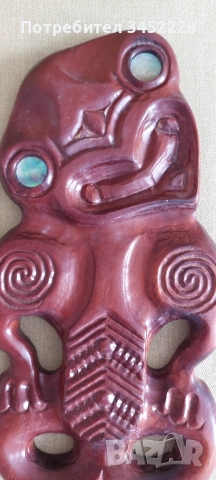 дърворезба Нова Зеландия за ценители отлична , снимка 7 - Декорация за дома - 51710118