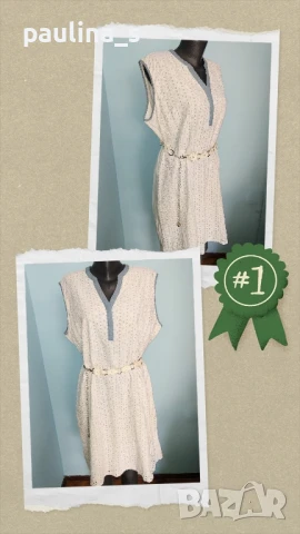 Два броя / Маркова рокля тип туника с дантела / голям размер , снимка 12 - Рокли - 50792038