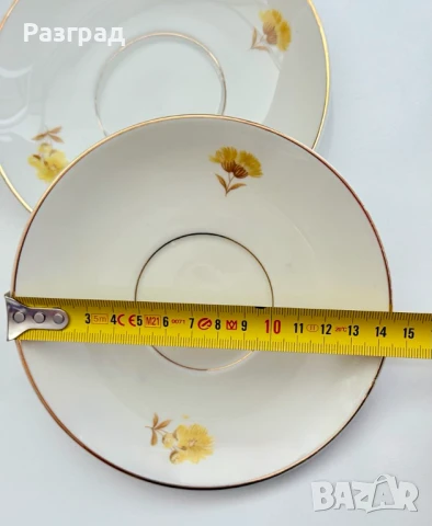 Винтидж чашки за чай KPM Germany, снимка 4 - Чаши - 51148689