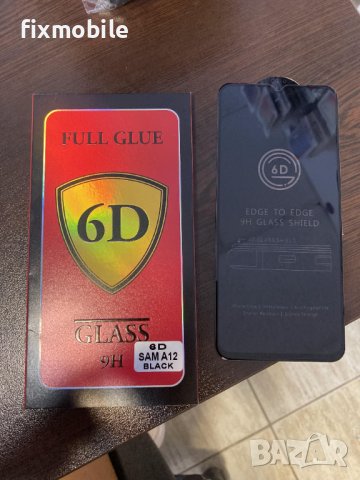 Samsung Galaxy A12 Стъклен протектор 6D, снимка 1