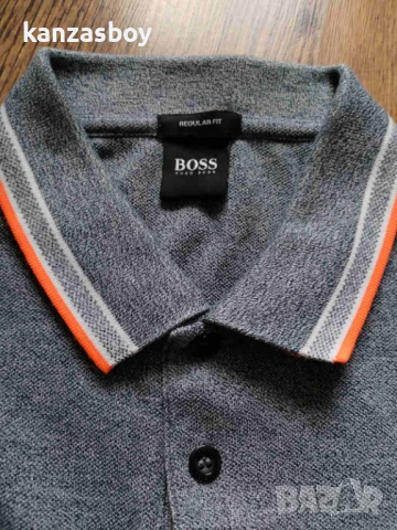 Hugo Boss Men's Paddy Polo Shirt - страхотна мъжка тениска КАТО НОВА Л, снимка 3 - Тениски - 50525871