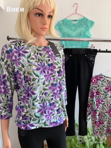 Дамска блуза в два цвята, снимка 4 - Блузи с дълъг ръкав и пуловери - 40822265