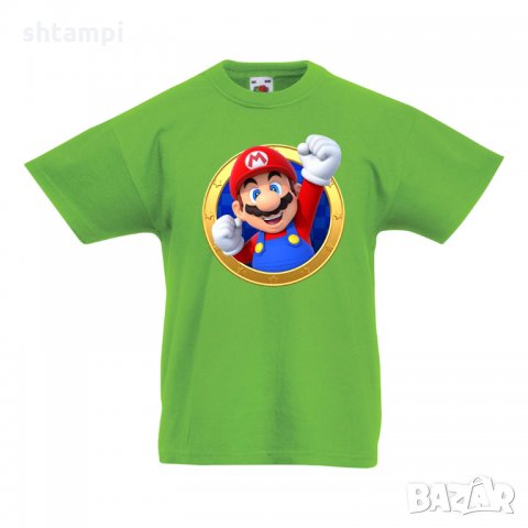Детска тениска Супер Марио Super Mario 13, снимка 4 - Детски Блузи и туники - 33082899