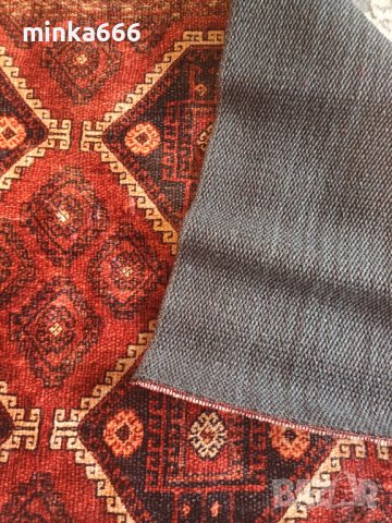 Ориенталско плюшено килимче , снимка 5 - Килими - 44096534