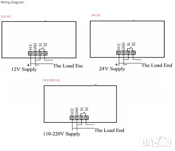 Цифров термостат за контрол на температурата с LED дисплей и инструмент за контрол на топлина/охлажд, снимка 7 - Друга електроника - 51234453