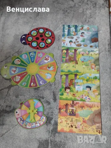 Детска игра Научи часовника + пъзел с часовник и сезони, снимка 6 - Образователни игри - 48085219