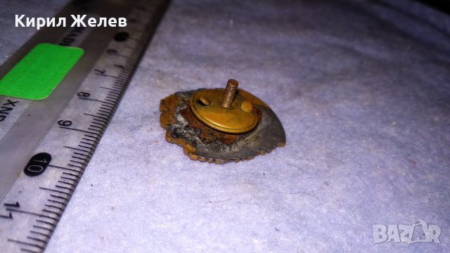 ПОКОРИТЕЛ на ПЛАНИНСКИТЕ ПЪРВЕНЦИ Стара РЯДКА АЛПИНИСТКА ЕМАЙЛИРАНА БРОНЗОВА ЗНАЧКА на ВИНТ 33496, снимка 4 - Колекции - 38969869