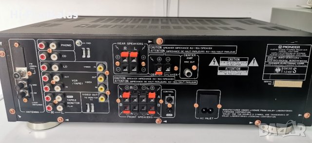 Съраунд  стерео усилвател ресийвър Pioneer vsx-452, снимка 5 - Ресийвъри, усилватели, смесителни пултове - 32669885