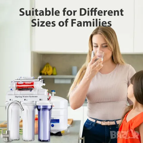 iSpring - Домашна система за пречистване за питейна вода + UV филтрация , снимка 6 - Други - 50350303