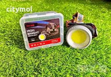 Челник с 50 COB диода, акумулаторна батерия, лента за глава, Type C  зареждане, KX-308