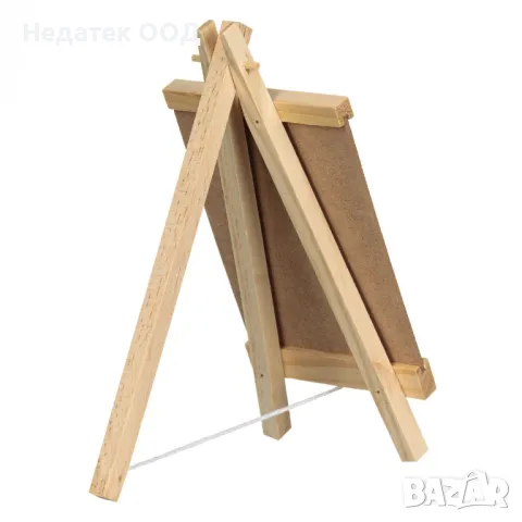 Декоративна дъска с тебеширени маркери, Статив,  Дървен, 9x20 см, снимка 3 - Други - 47402274