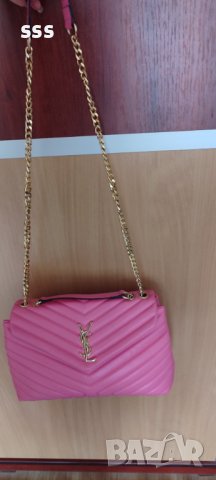 Розова чанта YSL, снимка 2 - Чанти - 43281504