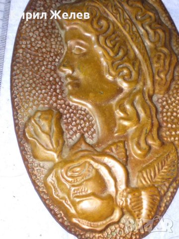 ДАМА с РОЗИ Изящна Стара МЕДНА ГРАВЮРА ПАНО Кована МЕД Ръчна МАЙСТОРСКА ХУДОЖЕСТВЕНА ИЗРАБОТКА 41557, снимка 5 - Пана - 43651104