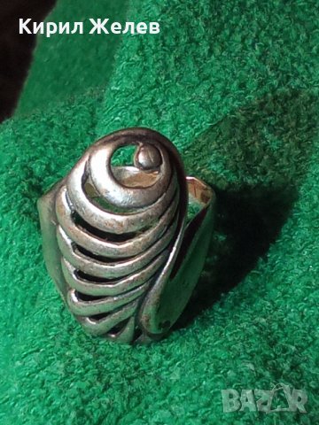 СРЕБЪРЕН АРТ ДАМСКИ ПРЪСТЕН СРЕБРО 925 АЖУРНА ИЗРАБОТКА 15022, снимка 11 - Пръстени - 30376114
