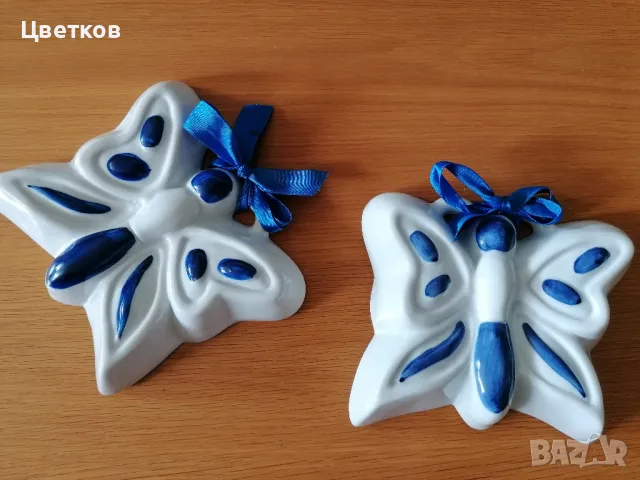 Керамични пеперуди 2 бр.