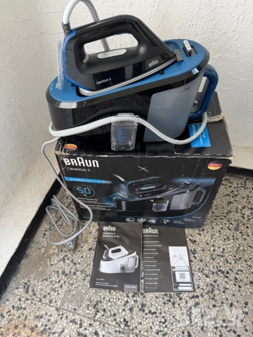 Парогенератор с Ютия Braun IS5145BK CareStyle 5, 2 L, 2400 W, 6.8 бара, FreeGlide 3D!, снимка 2 - Ютии - 52017356