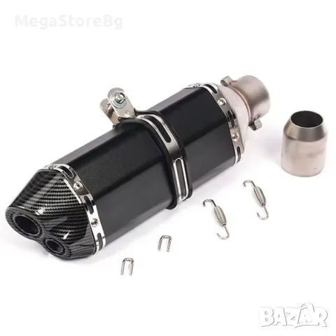 Гърне за мотоциклет, мотор PA945 - 40см -ЧЕРНО С КАРБОН