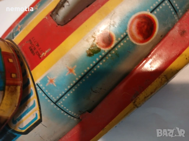 Стара ламаринена играчка, снимка 3 - Антикварни и старинни предмети - 53563523