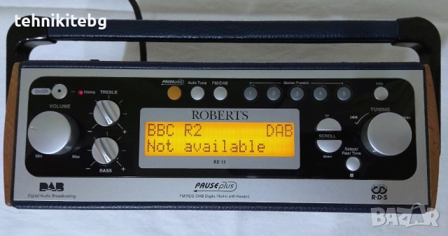 ⭐⭐⭐ ROBERTS RD-11 ⭐⭐⭐ Aнглийско дизайнерско радио с DAB/FM тунер с RDS,PTY,RT,CT, снимка 6 - Радиокасетофони, транзистори - 26269154